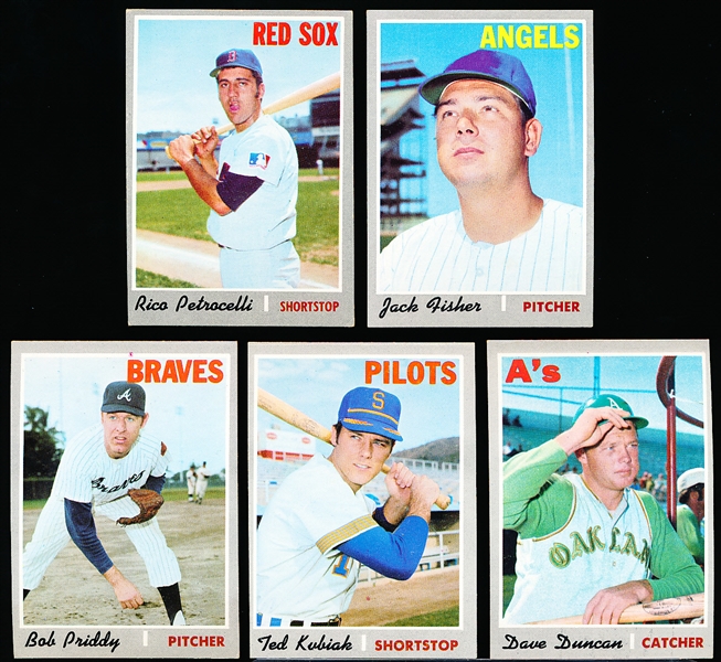 1970 Topps Bb- 5 Diff Hi#’s