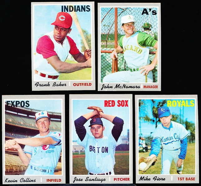 1970 Topps Bb- 5 Diff Hi#’s