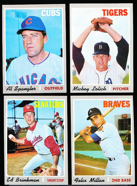 1970 Topps Bb- 4 Diff Hi#’s