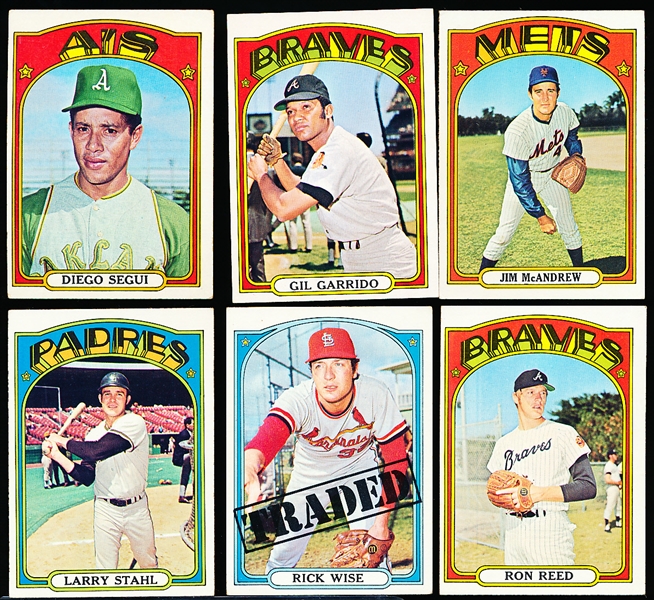 1972 Topps Bb- 6 Diff Hi#’s