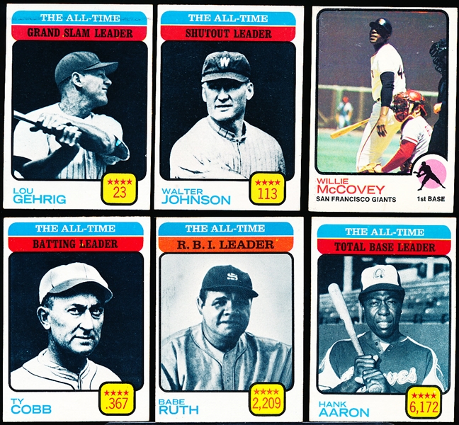 1973 Topps Bb- 6 Diff