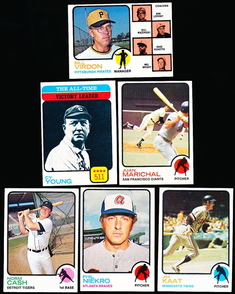 1973 Topps Bb- 6 Diff