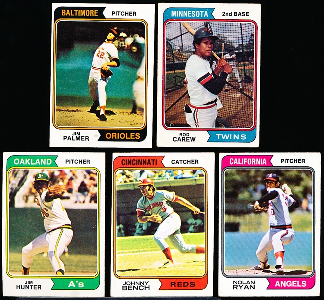 1974 Topps Bb- 5 Diff