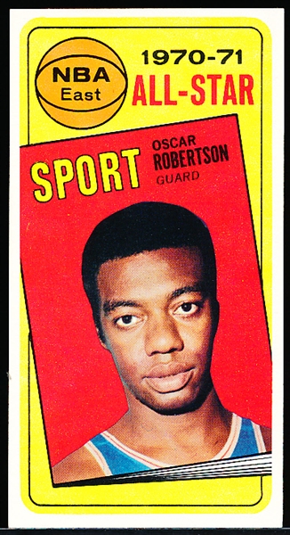 1970-71 Topps Basketball- #114 Oscar Robertson AS