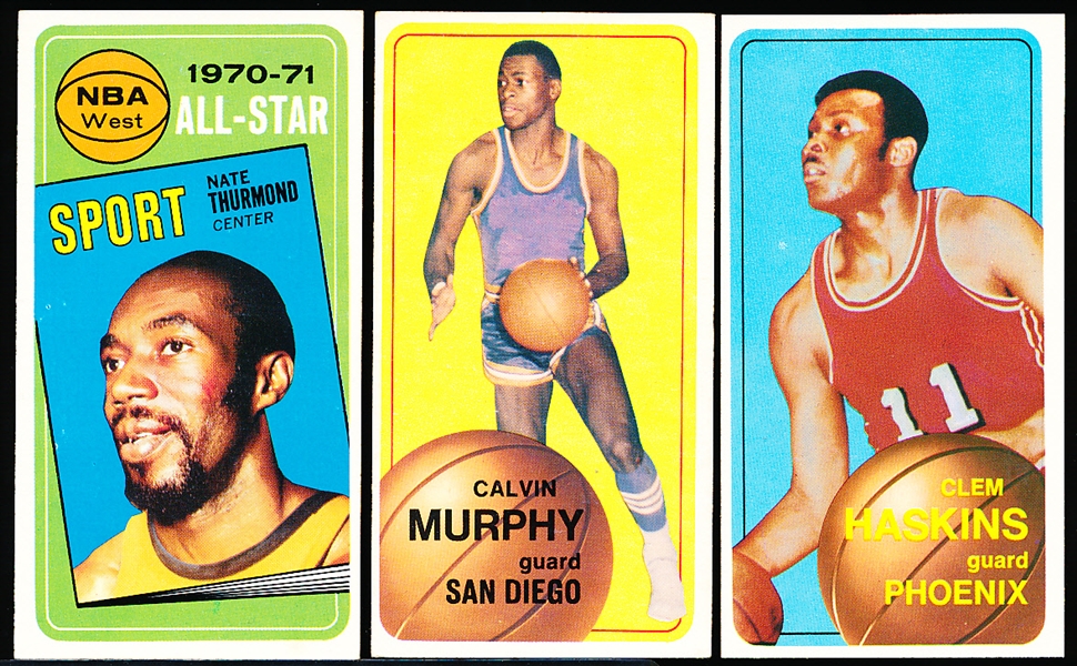 1970-71 Topps Basketball- 3 Diff