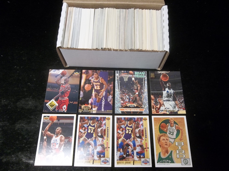 Basketball Star Card Lot- 350 Stars- mostly 1990’s