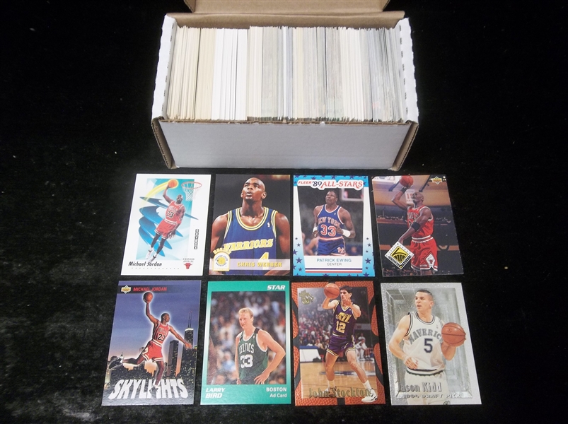 Basketball Star Card Lot 350 Stars- mostly 1990’s