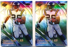 1999 Collectors Edge- Edge Masters “Galvanized” Football- #111 Robert Smith, Vikings- 75 Cards