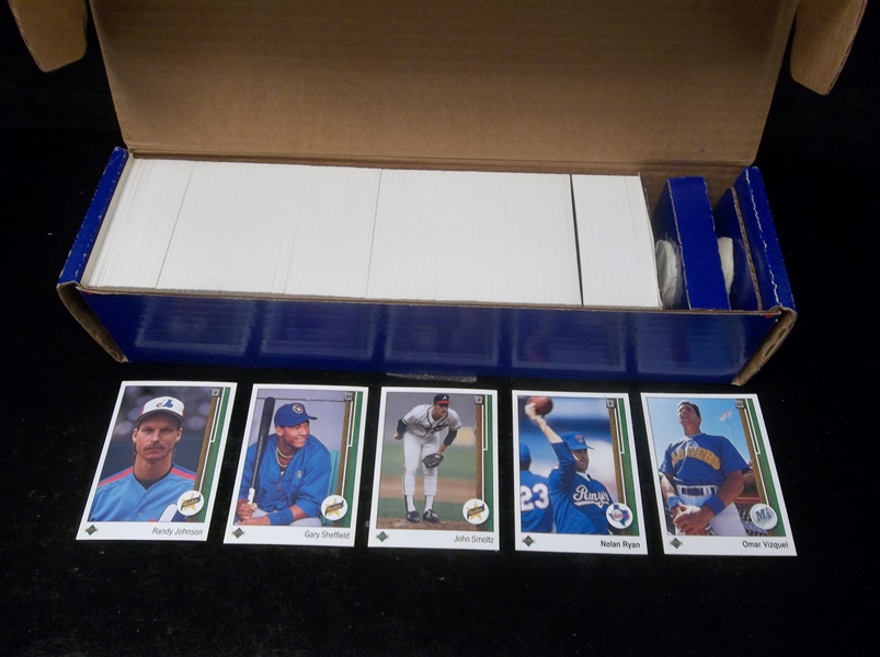 1989 Upper Deck Bsbl.- 1 Near Complete Opened Factory Set of 799/800 Cards