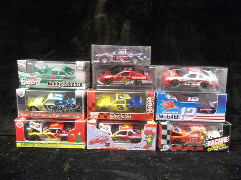 10 Diff. 1:64 Action/RCCA NASCAR Cars