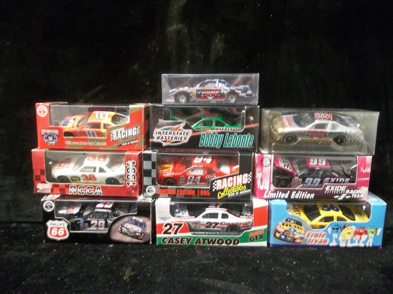 10 Diff. 1:64 Action/RCCA NASCAR Cars