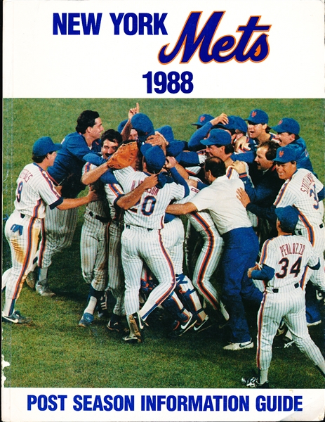 1988 New York Mets MLB Post Season Information Guide