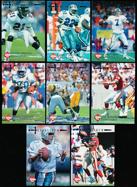 1994 Excalibur Football Complete Set of 75