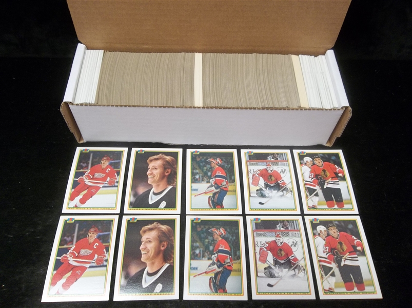 1990-91 Bowman Hockey Complete Sets of 264 with “Hat Trick” Sets of 22- 2 Sets