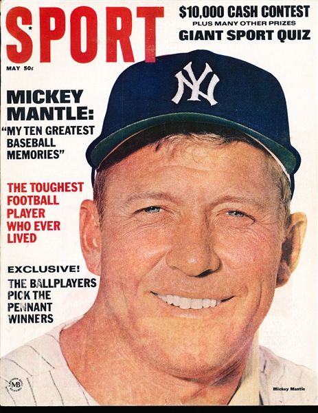 May 1967 Sport Magazine- Mickey Mantle Cover