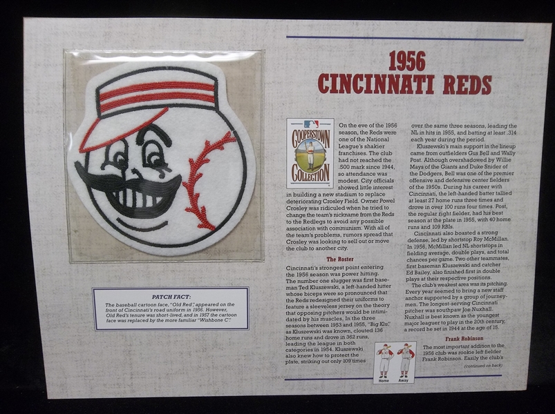 Willabee & Ward 1956 Cincinnati Reds Patch