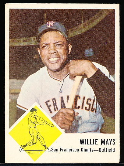 1963 Fleer Baseball- #5 Willie Mays, Giants