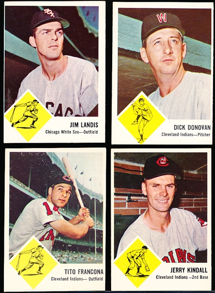 Lot Detail 1963 Fleer Baseball 4 Diff