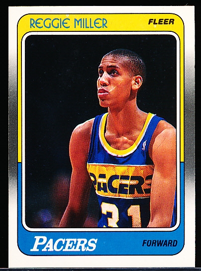 1988-89 Fleer Bskbl. #57 Reggie Miller RC, Pacers