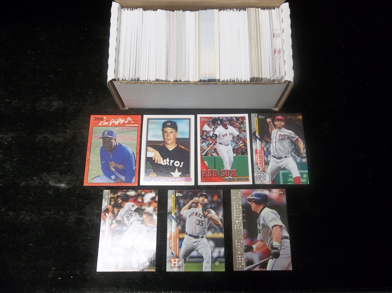 Baseball Star Card Lot- 350 Asst- 1980’s thru late 2000’s