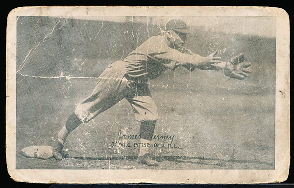 1922-24 Baseball Exhibit Card- James Tierney, Pittsburgh, NL