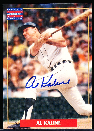 Lot Detail - 1995 MLBPA- Legends Autograph Collection- Al Kaline