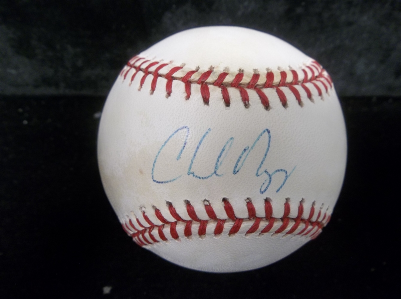 Autographed Charles Nagy Official AL Baseball