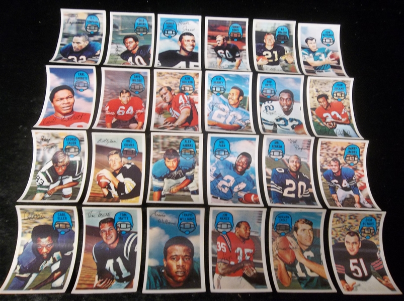 1970 Kellogg’s 3-D Ftbl.- 24 Diff.