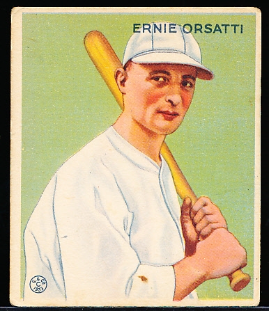 1933 Goudey Baseball- #201 Ernie Orsatti, Cardinals