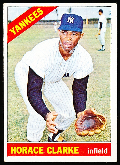1966 Topps Baseball- #547 Horace Clarke, Yankees- Hi#