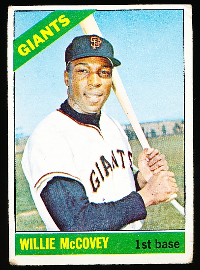 1966 Topps Baseball- #550 Willie McCovey, Giants- Hi#