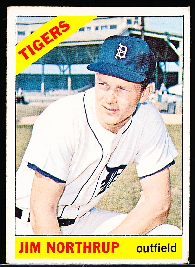 1966 Topps Baseball- #554 Jim Northrup, Tigers- Hi#