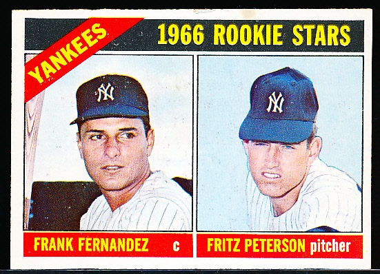 1966 Topps Baseball- #584 Yankees Rookie Stars- HI#