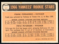 1966 Topps Baseball- #584 Yankees Rookie Stars- HI#