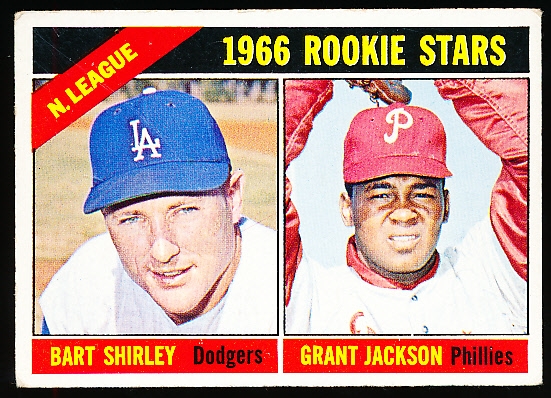1966 Topps Baseball- #591 Grant Jackson RC- Hi#