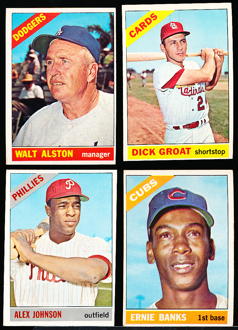 Lot Detail - 1966 Topps Baseball- 4 Diff