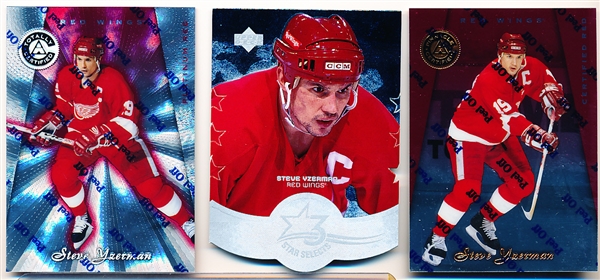 Steve Yzerman- 3 Cards