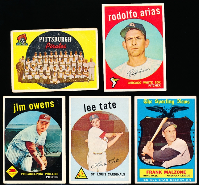 1959 Topps Bb- 4 Diff Hi#’s