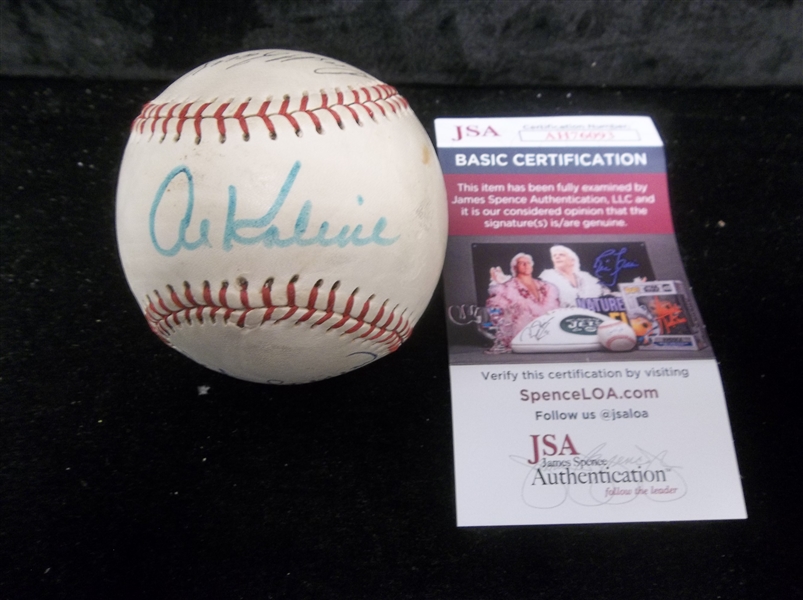 Autod Wilson “Pro Star” Unofficial Ball Signed by Al Kaline & 5 Other Former Tigers- JSA Certified