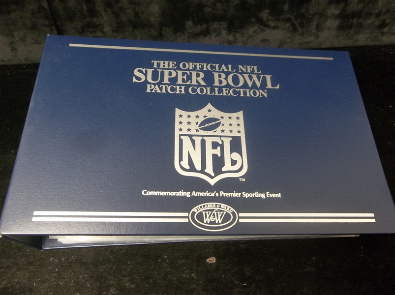 Lot Detail - Willabee & Ward “Official NFL Super Bowl Patch Collection ...