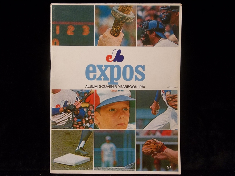 1970 Montreal Expos MLB Yearbook