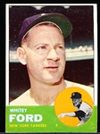 1963 Topps Baseball- #446 Whitey Ford, Yankees
