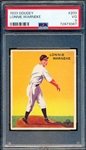 1933 Goudey Baseball- #203 Lonnie Warneke, Chicago Cubs- PSA Vg 3