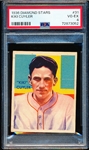 1936 Diamond Stars Baseball- #31 Kiki Cuyler, Reds- PSA VG-Ex 4- 1936 Blue back