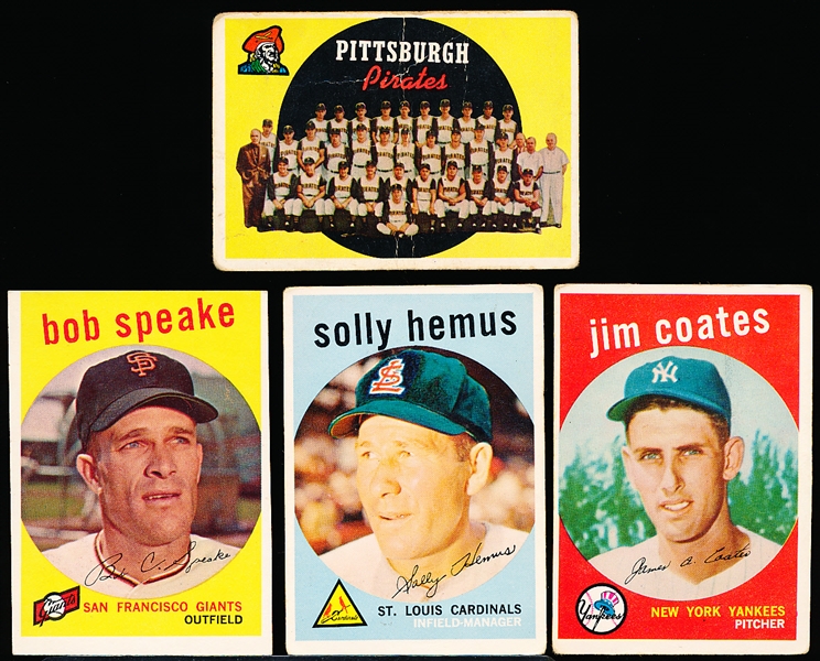 1959 Topps Bb- 4 Diff Hi#’s