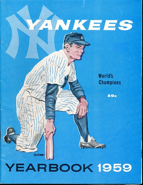 1959 New York Yankees Baseball Yearbook
