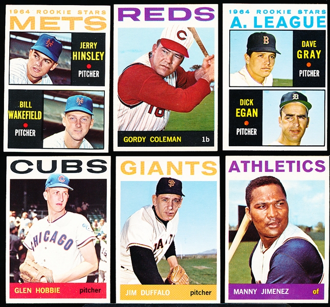 1964 Topps Bb- 6 Diff Hi#’s