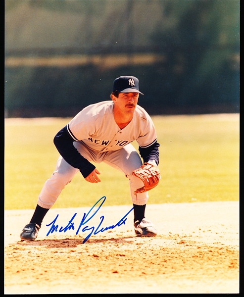 Autographed Mike Pagliarulo New York Yankees MLB Color 8” x 10” Photo