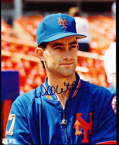 Autographed Wally Whitehurst New York Mets MLB Color 8” x 10” Photo