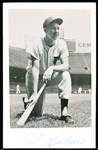 Autographed Sept. 15, 1956 Al Kaline Detroit Tigers Photo Post Card- JSA Certified